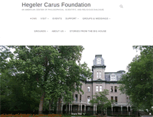 Tablet Screenshot of hegelercarus.org